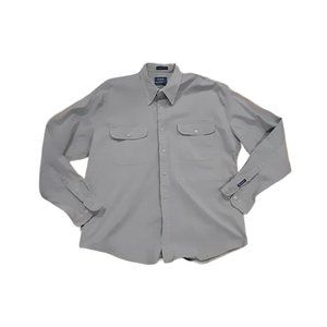 Men's Rockport Expand Button Down Shirt Size XXL Long Sleeve